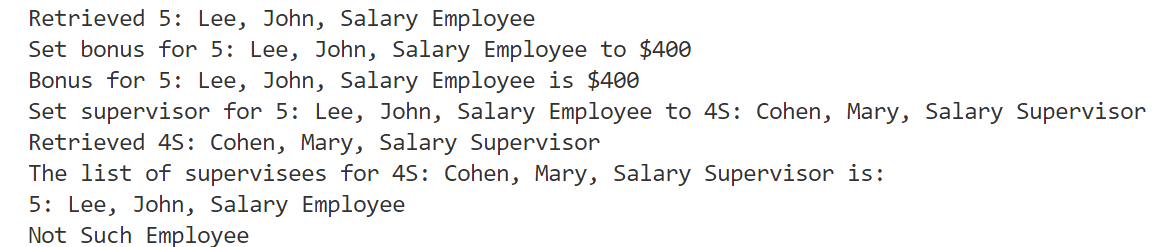 Result Employee Vs Supervisor